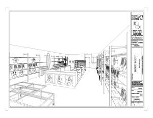 "Bijoux Bijoux" Store Design by Yosvany Teijeiro @ Displays Depot Inc. 2009 (perspective view)