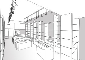 "BAL HARBOUR FLOWER SHOP" Design by Yosvany Teijeiro 2012 (perspective view) 3