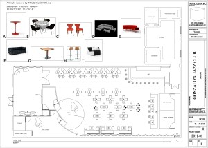 GONZALO'S JAZZ CLUB Restaurant & Piano Bar Design. Proposal by Yosvany Teijeiro